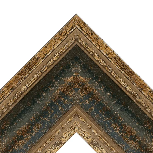 Verdigris Bronze Ornate TV Frame – Any Size, Custom Fit