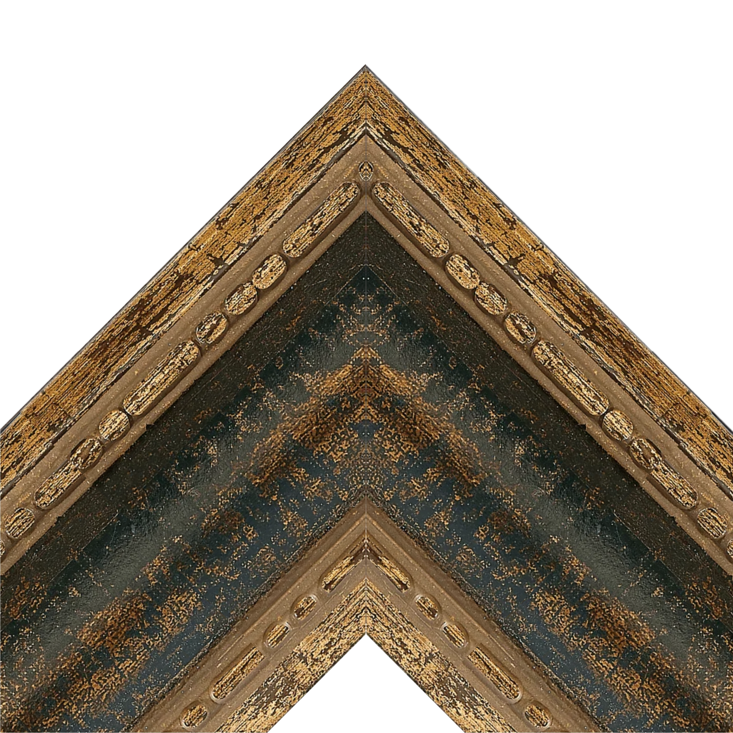 Verdigris Bronze Ornate TV Frame – Any Size, Custom Fit