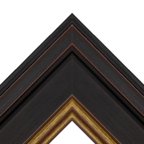 Blackwood Gold Modern TV Frame – Any Size, Custom Fit