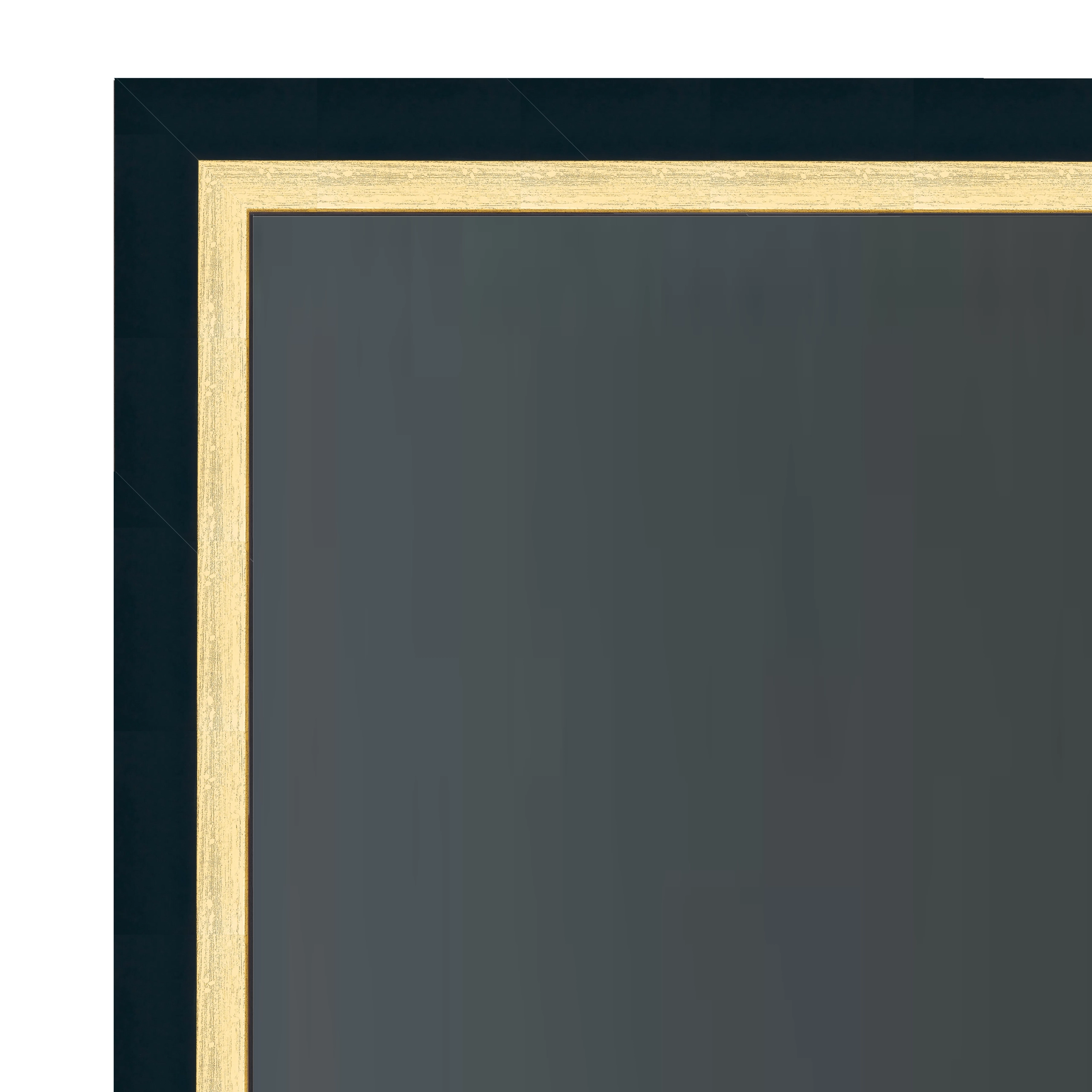 Midnight Gold Modern TV Frame – Any Size, Custom Fit - Image 2