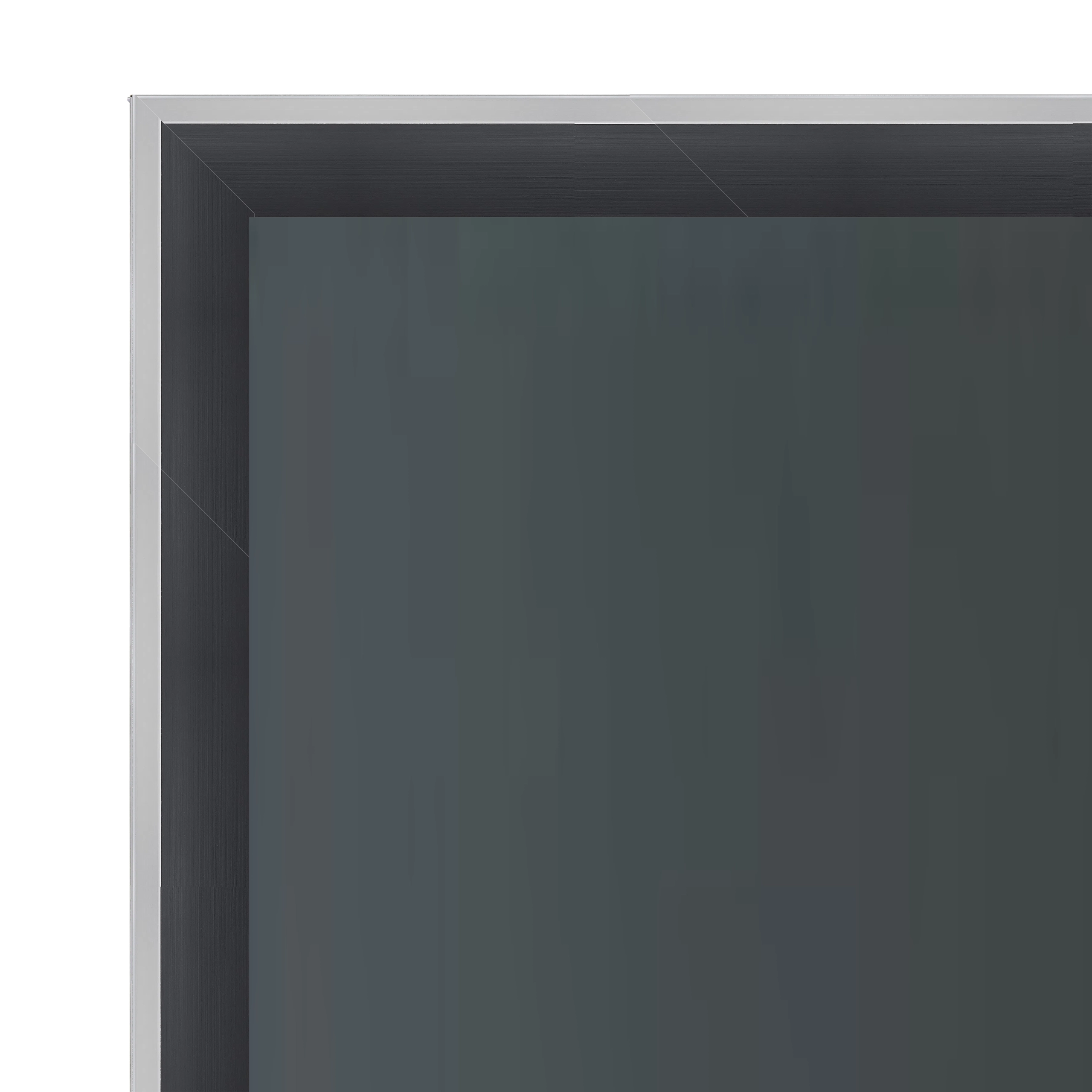 Onyx & Silver Modern TV Frame – Any Size, Custom Fit - Image 2