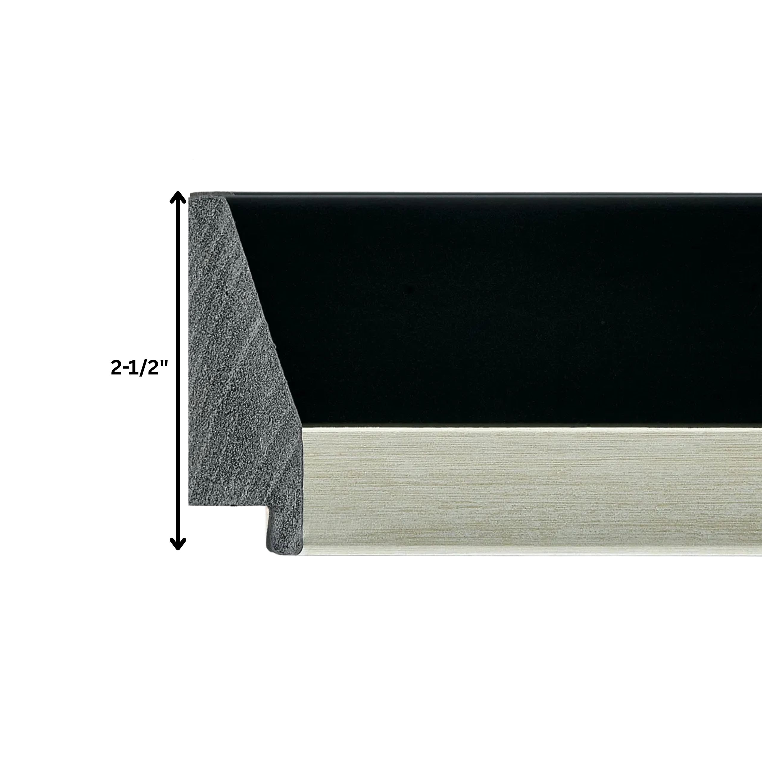 Black and Silver Modern Decorative TV Frame – Any Size, Custom Fit - Image 4