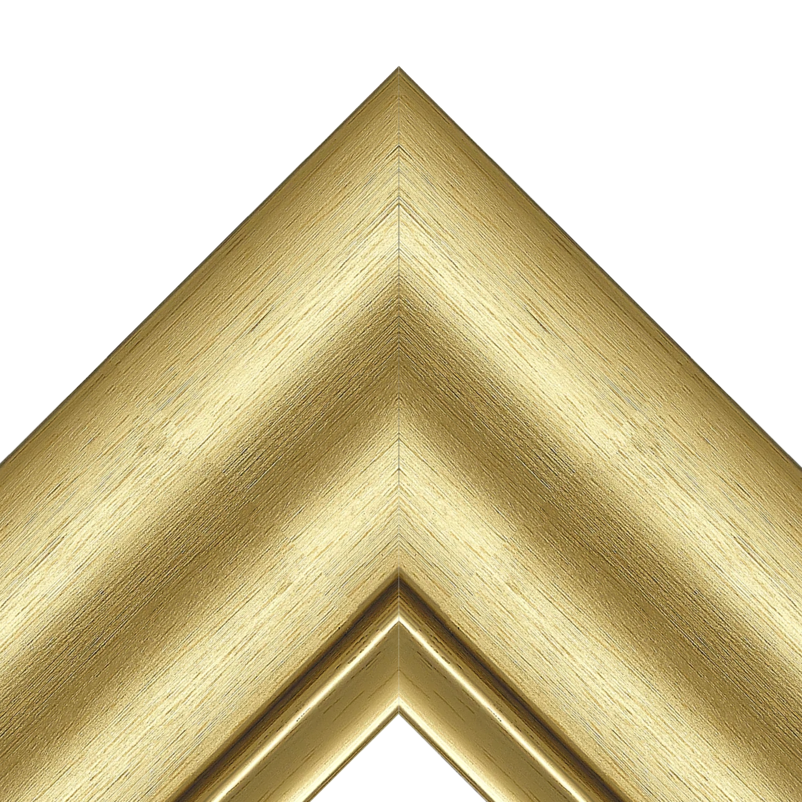 Gold Modern TV Frame – Any Size, Custom Fit