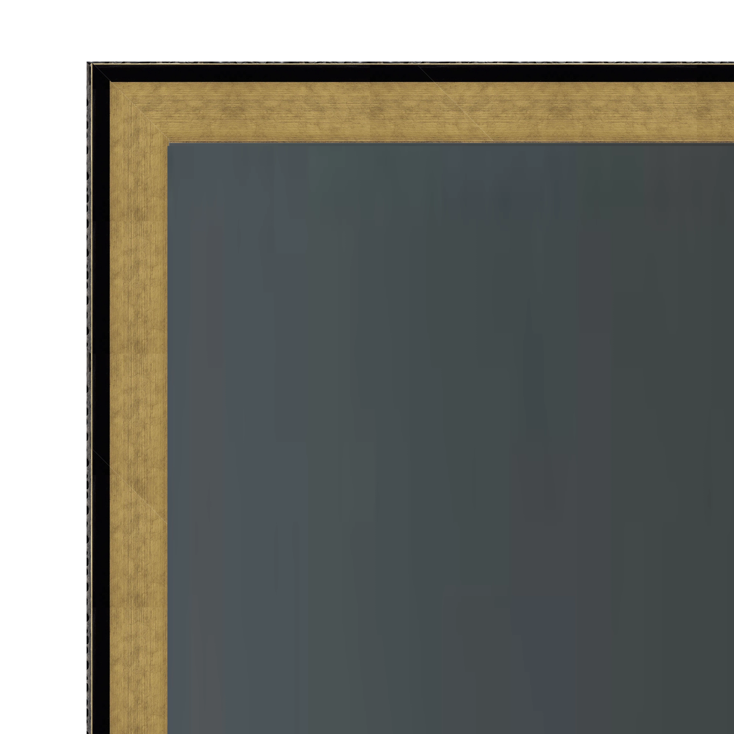 Ebony & Gold Modern TV Frame – Any Size, Custom Fit - Image 2