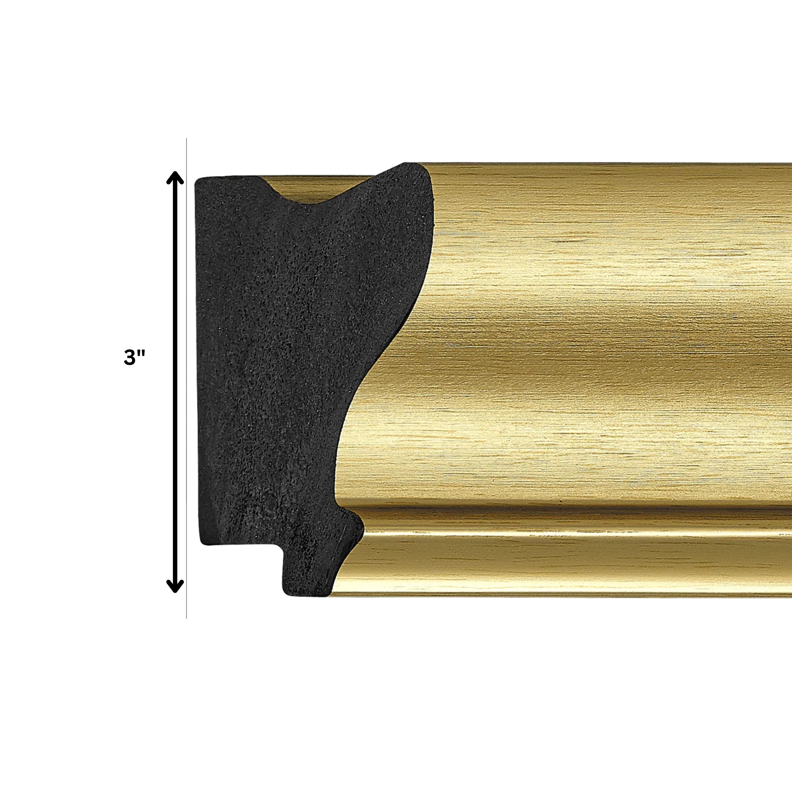 Gold Modern TV Frame – Any Size, Custom Fit - Image 4