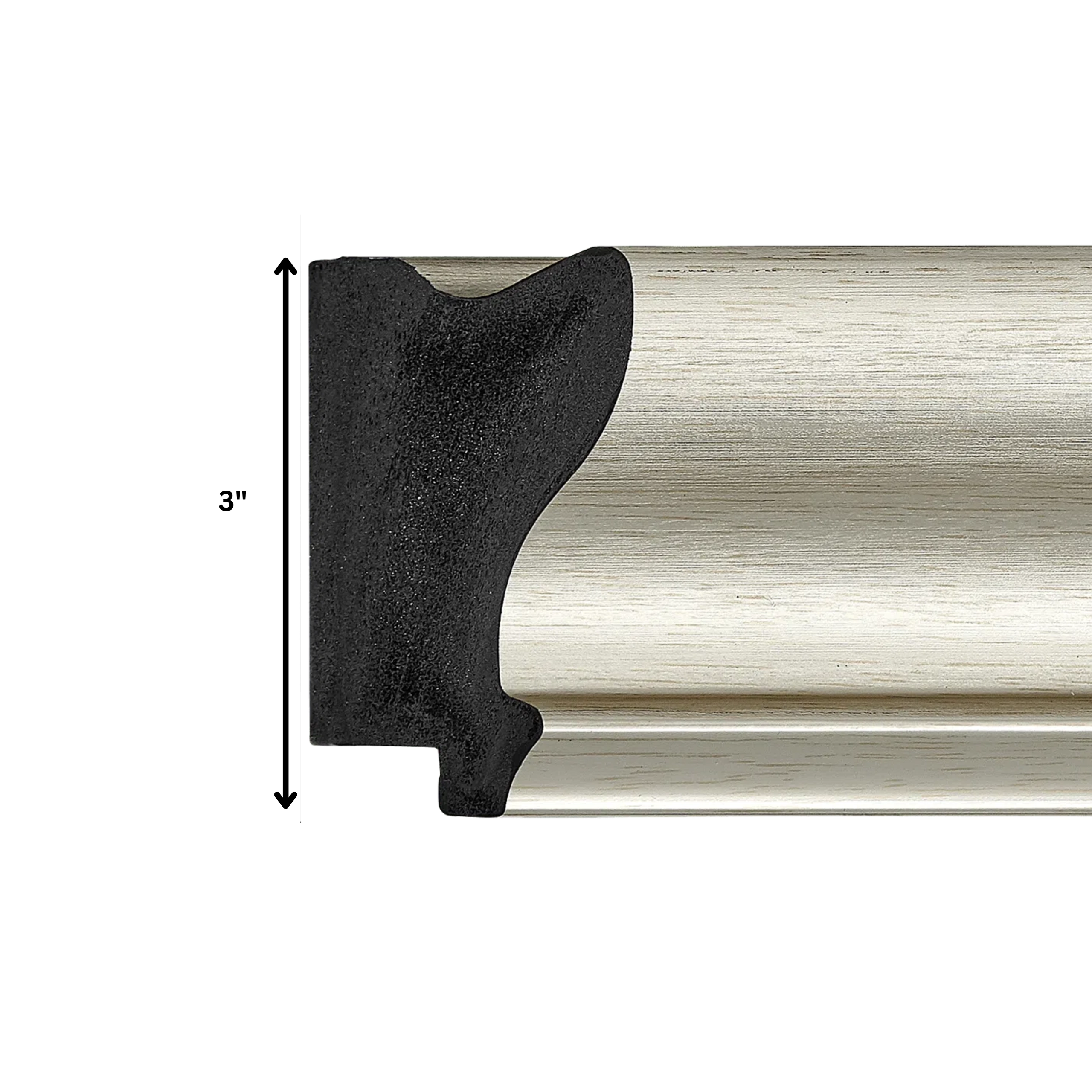 Silver Modern TV Frame – Any Size, Custom Fit - Image 4