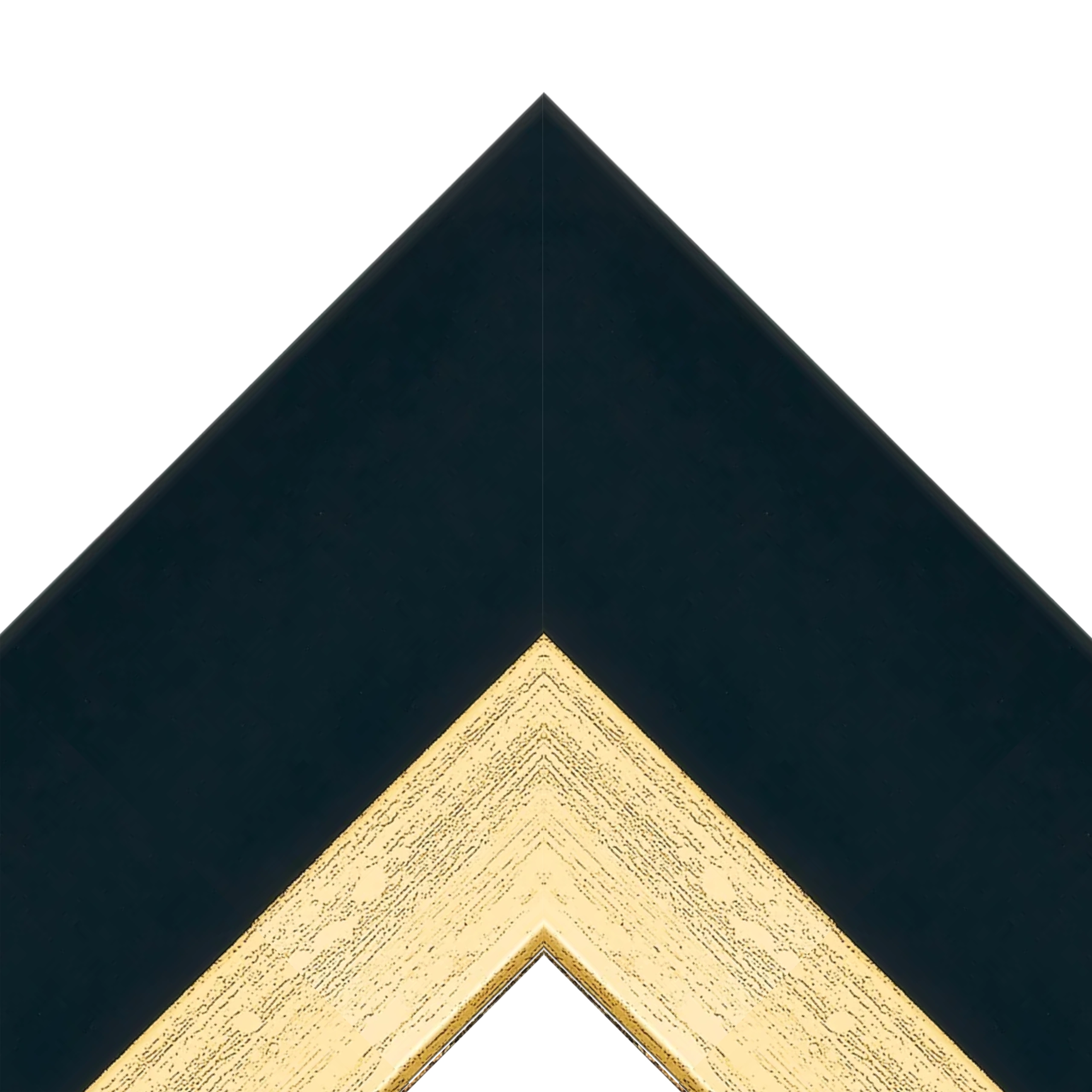 Midnight Gold Modern TV Frame – Any Size, Custom Fit