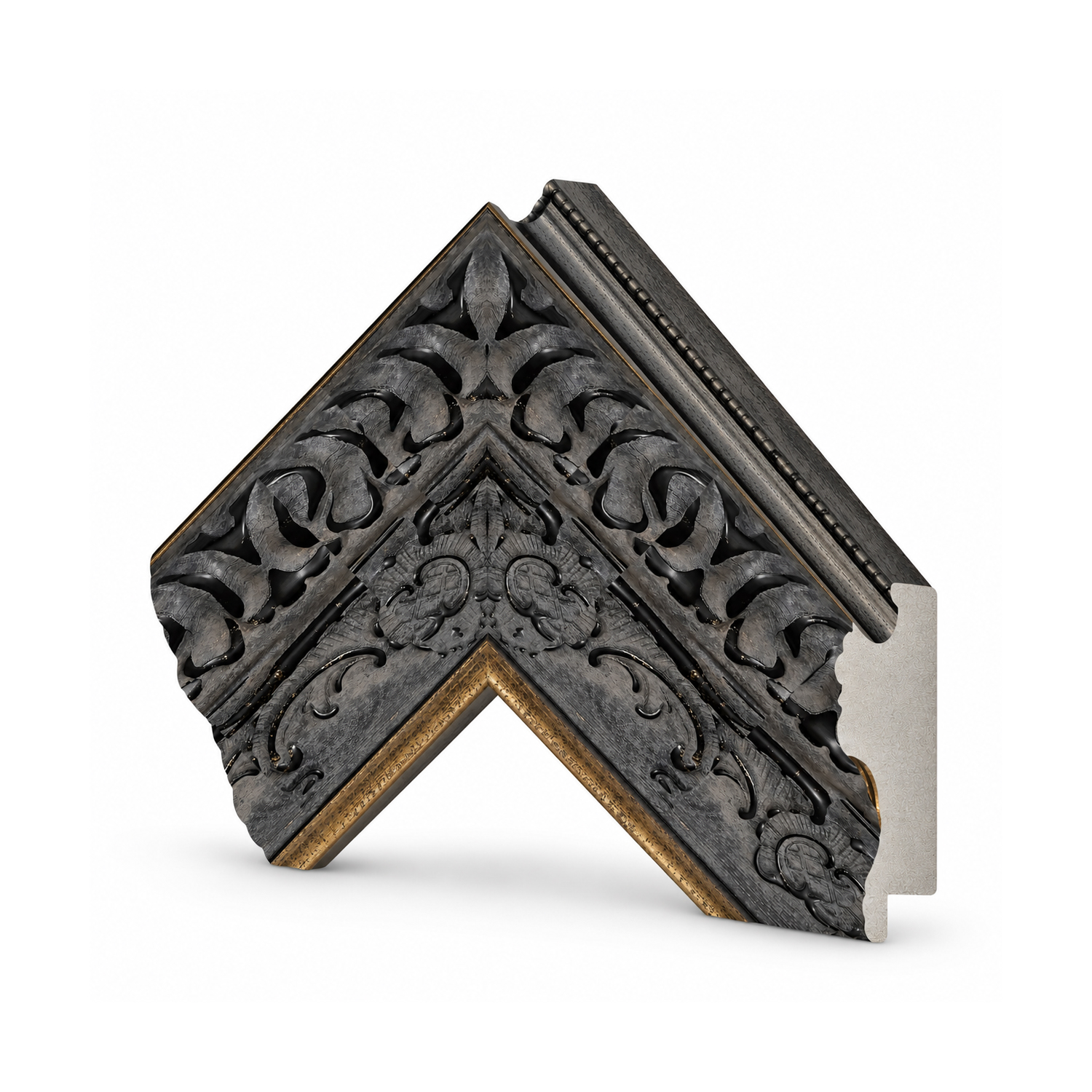 Montclair Black & Gold Ornate Picture Frame - Image 2