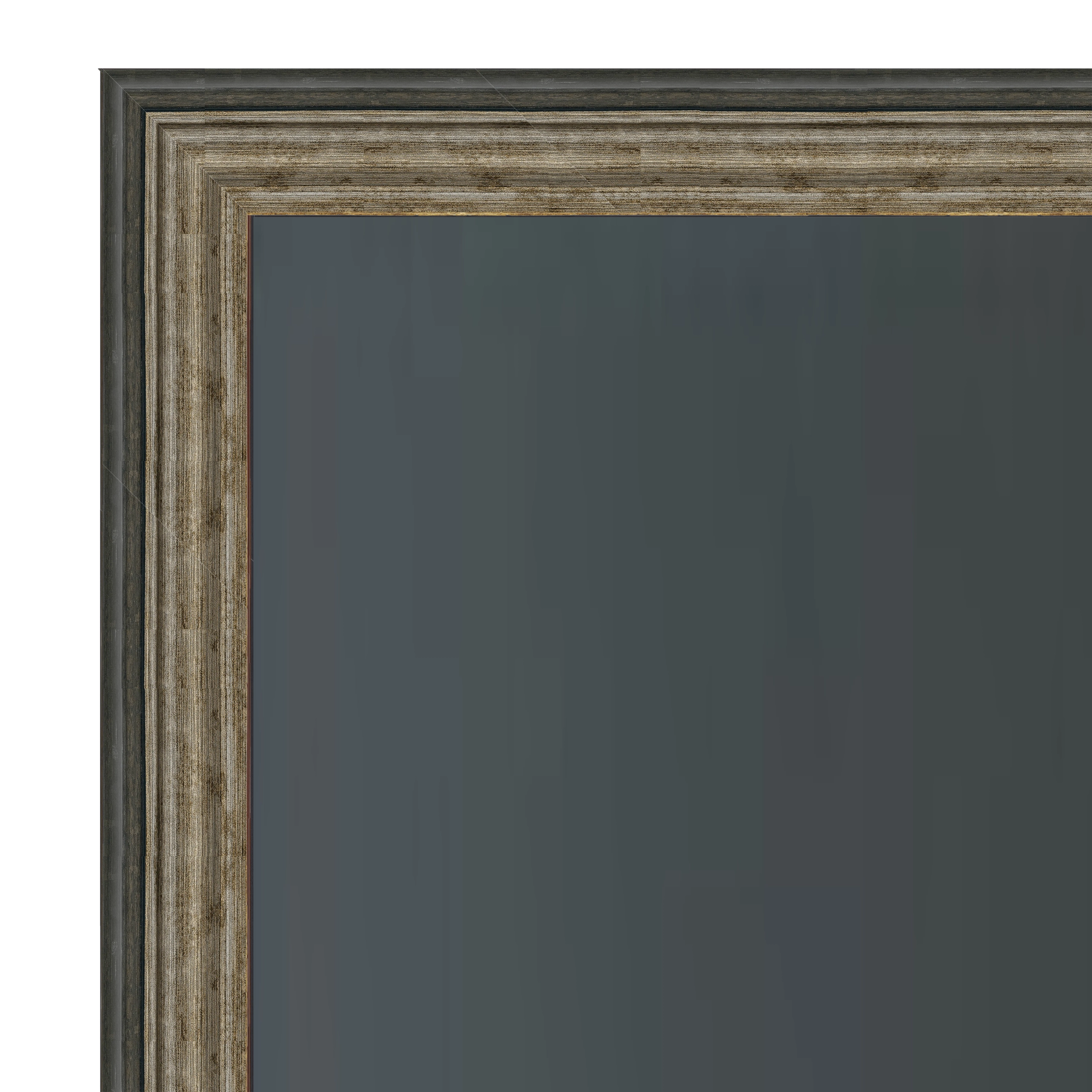 Charcoal Driftwood Rustic TV Frame – Any Size, Custom Fit - Image 2