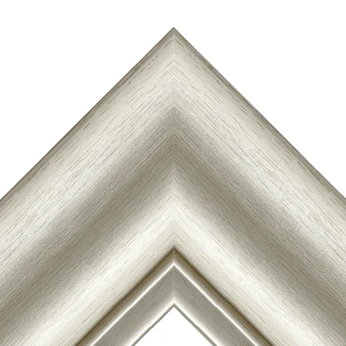 Silver Modern TV Frame – Any Size, Custom Fit