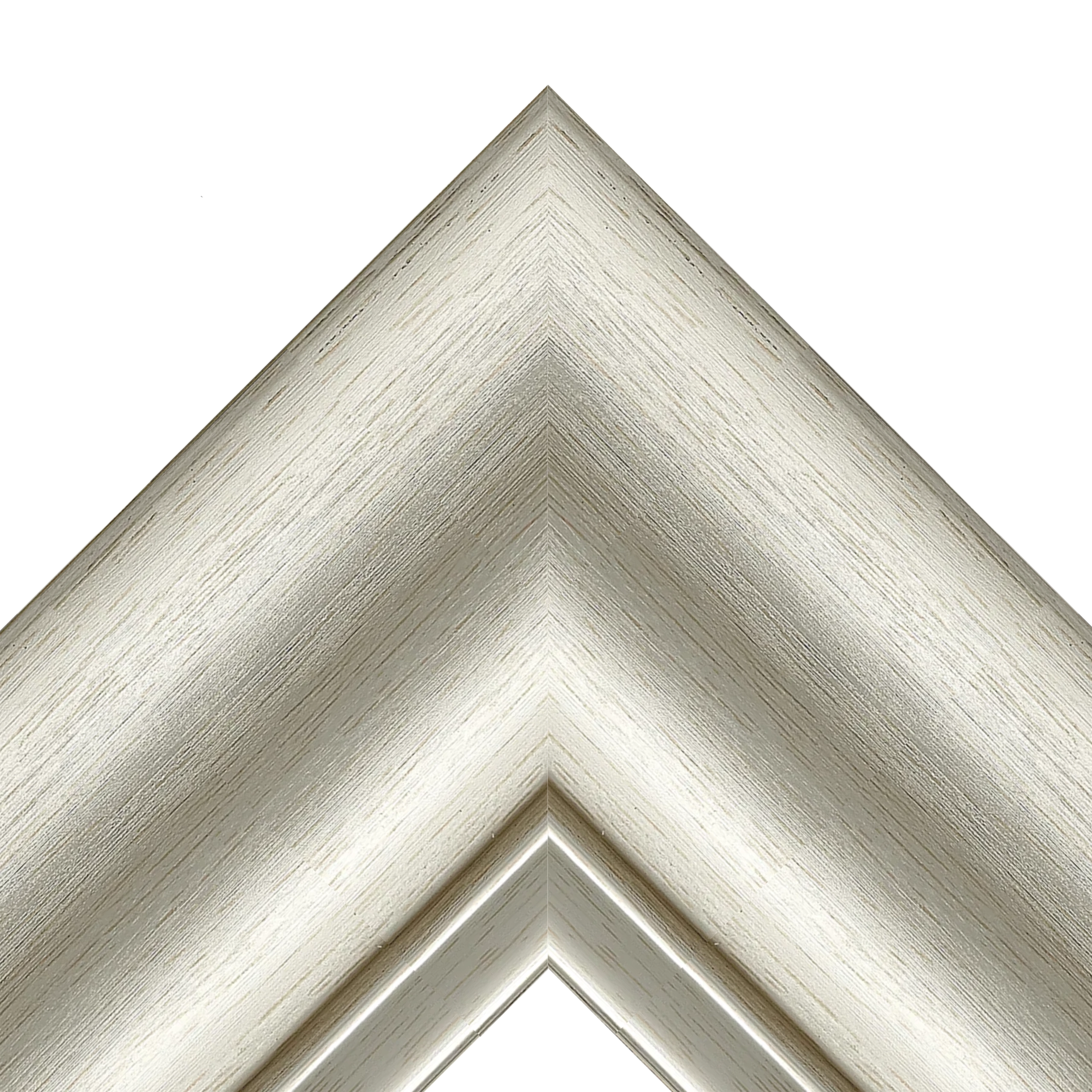 Silver Modern TV Frame – Any Size, Custom Fit