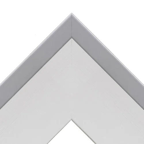 Pewter & Platinum Modern TV Frame