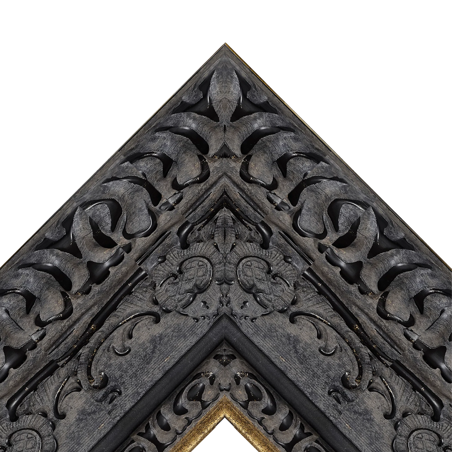 Montclair Black & Gold Ornate Picture Frame - Image 3